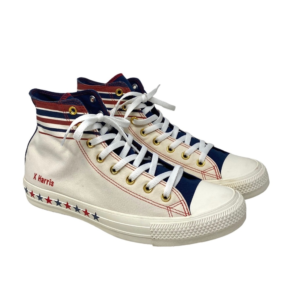 Converse Ctas High Top Canvas White Men Size Sneakers Custom 165816C-WHITEOFFBUX - Picture 3 of 12